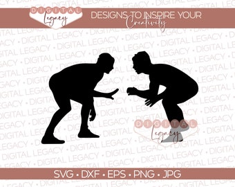 Wrestlers svg | Wrestler svg | Wrestler Silhouette svg | Wrestler | wrestling svg | instant download | commercial use