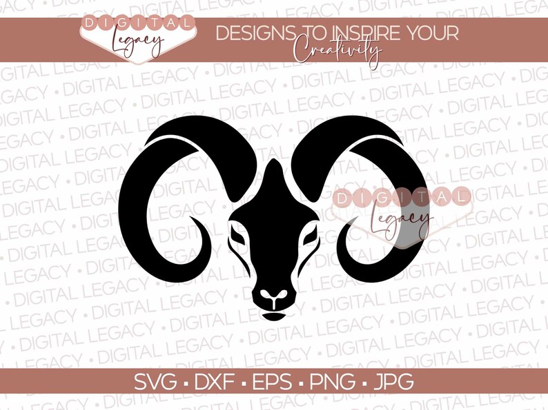 Ram Svg Ram Head Svg Ram Silhouette Go Rams Svg Rams Svg Instant ...