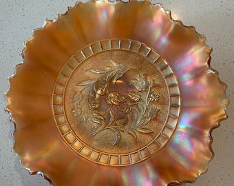 ヴィンテージ デュガン キャロライン ダブルカーブ カーニバル ガラス