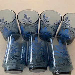 Blue Wheat Juice Glass Set by Libbey
