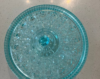Teal Windsor Candy Dish with Lid