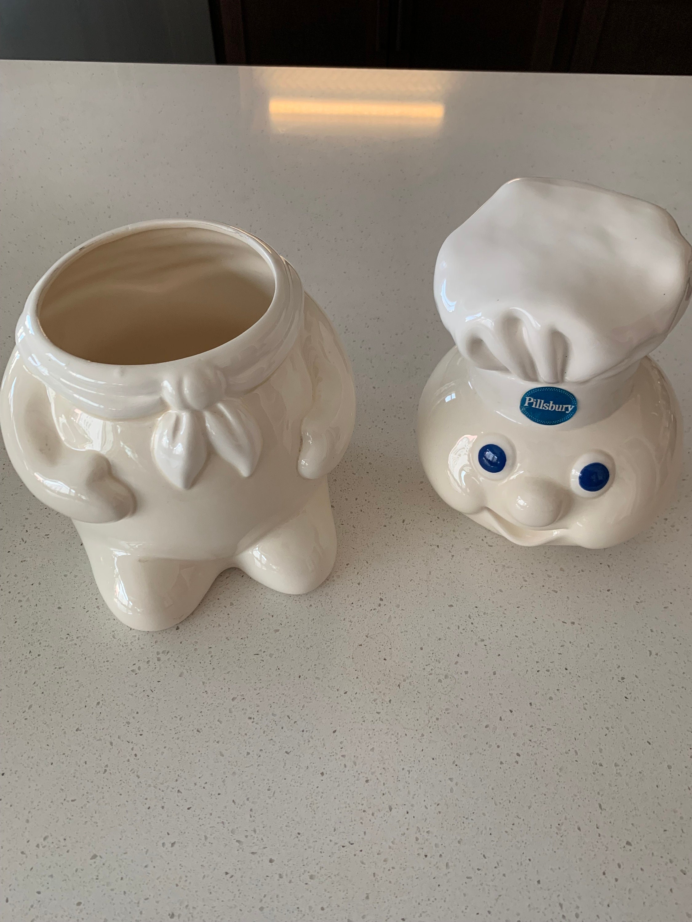 置物 Doughboy pillsbury cookie jar Pillsbury Dough Boy Cookie Jar Ceramic 1973 10 1/2