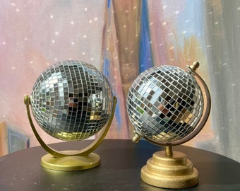 Spiegel Disco Globe - zilver/goud