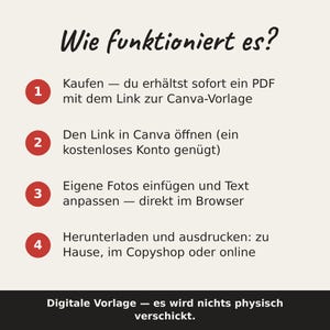 Personalisiertes Geschenk zum 40. Geburtstag – Fotocollage, 40 Gründe warum wir dich lieben, Canva Vorlage image 6