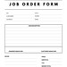 Editable Job Work Order Template: Customizable Invoice for Canva (A4/US ...