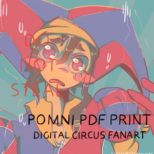 Digital circus Pomni print