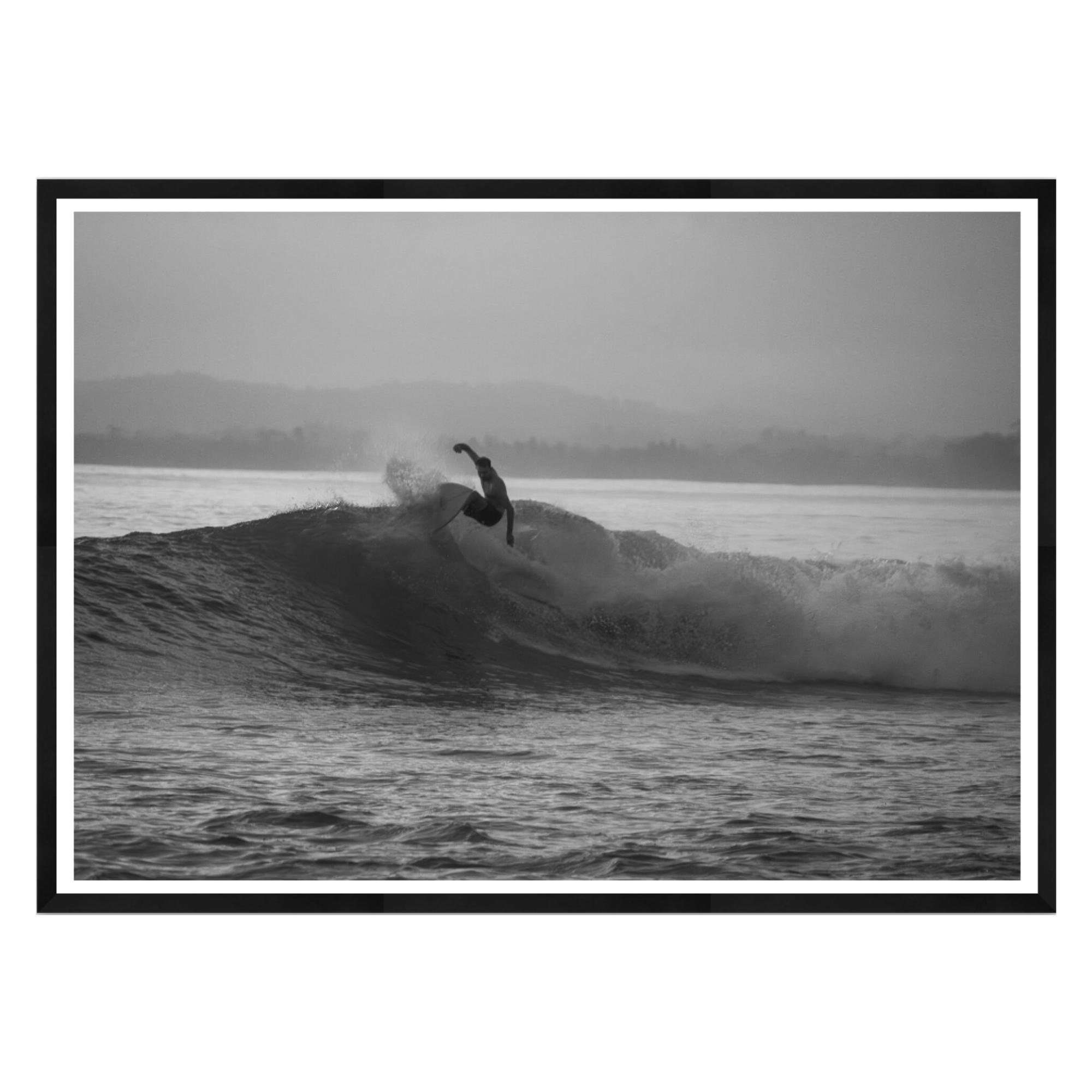Black and White Surf Wall Art Framed Surf Photography Surfer Etsy