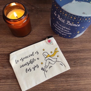 The Little Prince Inspired Purse – Handmade – The little prince pocket- the little prince coin purse