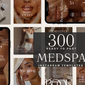 Aesthetics Medspa Instagram Post Vorlagen | Füllstoff und Botox Post | Hydrafacial Social | Injektor Stillvorlagen | Laser-HaarEntfernung