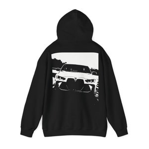 BMW M4 Competition - Black and White Car Unisex Hoodie - Etsy