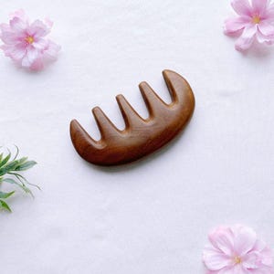Wooden Massage Comb | Wide Tooth Wooden Comb | Small Comb | Wooden Comb | Handmade Comb | Hair Comb | Eco-Friendly | Anti Static Comb