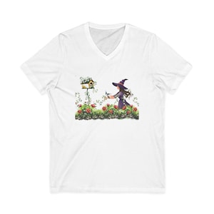 Spring Witch Kortärmad V-ringad T-shirt