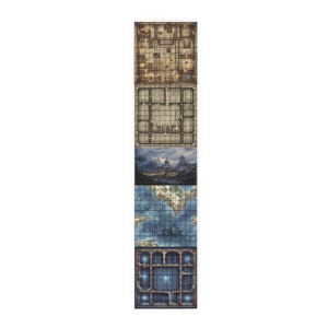 Chemin de table carte du jeu (coton, poly)