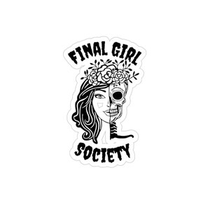 Final Girl Transparent Outdoor Stickers, Die-Cut, 1pcs