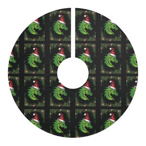Dragon Christmas Tree Skirt