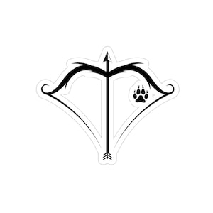 D&D Ranger Transparent Outdoor Stickers, Die-Cut, 1pcs  DnD sticker