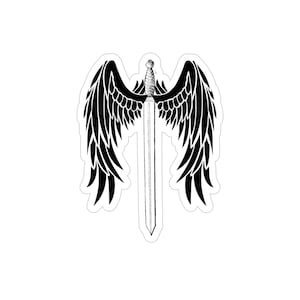 Paladin Transparent Outdoor Stickers, Die-Cut, 1pcs