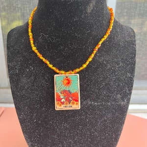 Hier komt de Sun Tarot hanger choker ketting