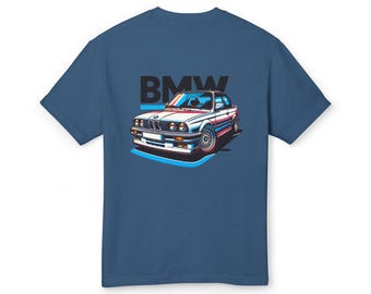 Maglietta Personalizzata Per Fan BMW E90 (318, 320, 323, 325, M3) - 100% Cotone - Nero