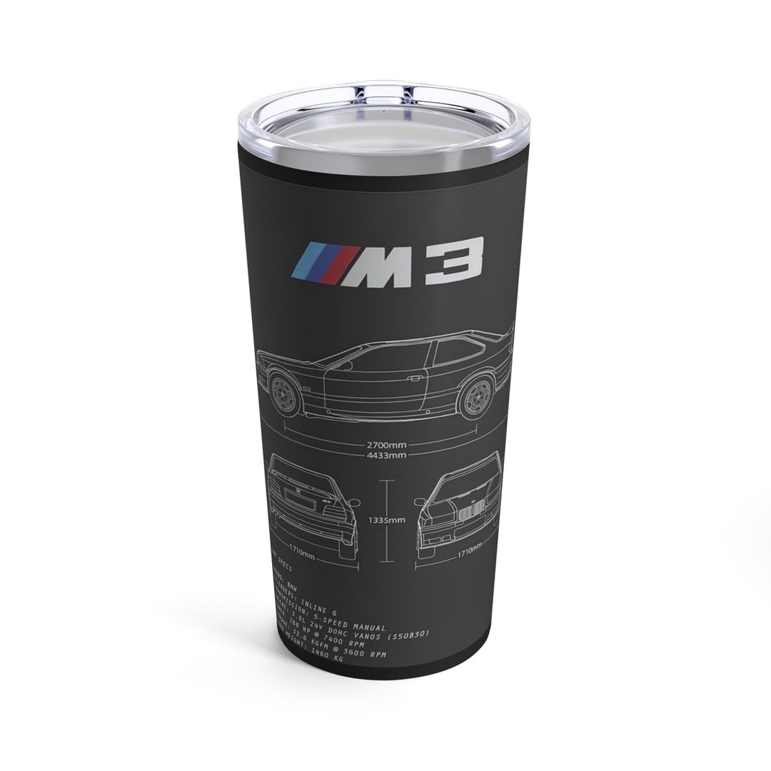 E36 M3 BMW Tumbler 20oz Etsy