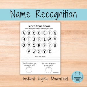 LEARN YOUR NAME worksheet