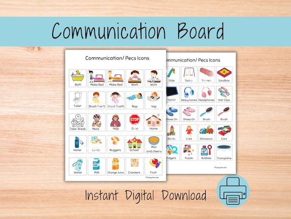 Non Verbal Communication Boards Icons A FREE Communication Board For