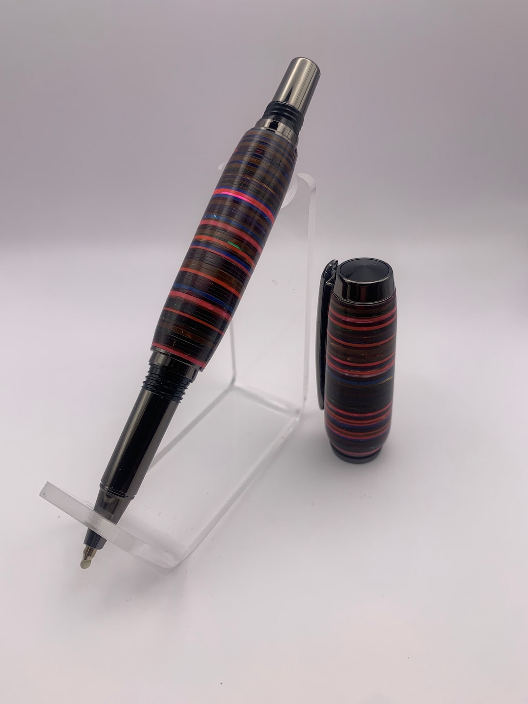 Custom Executive Pen Made From Reclaimed Guitar Picks Etsy