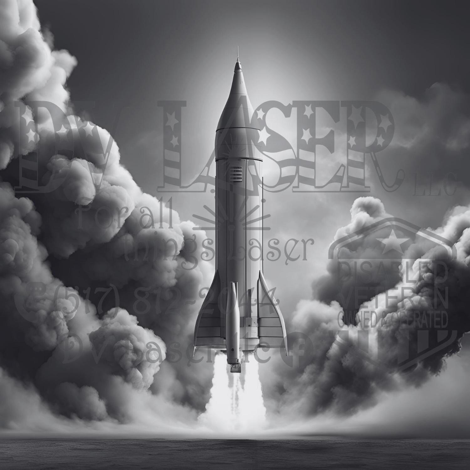 File Rocketship Rocket Ship, Space Shuttle - Digital File - Grayscale - Laser Ready - Etsy