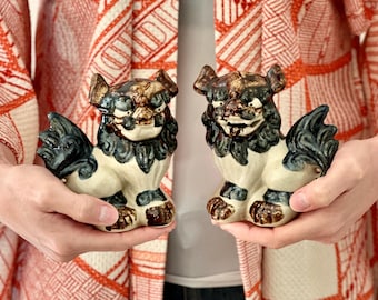 Komainu 狛犬 Japanese Guard Dog / Lion, Shinto Shrine, Buddhist