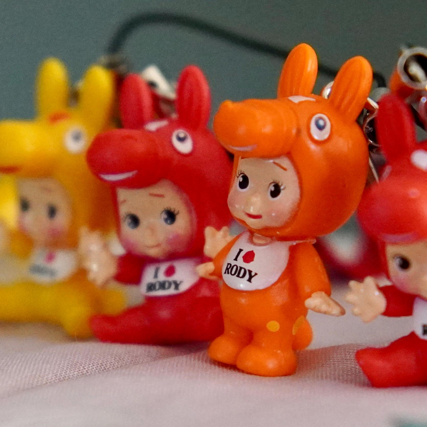 Rare Vintage Japanese Kewpie X Rody Mascot Set (2007 Edition