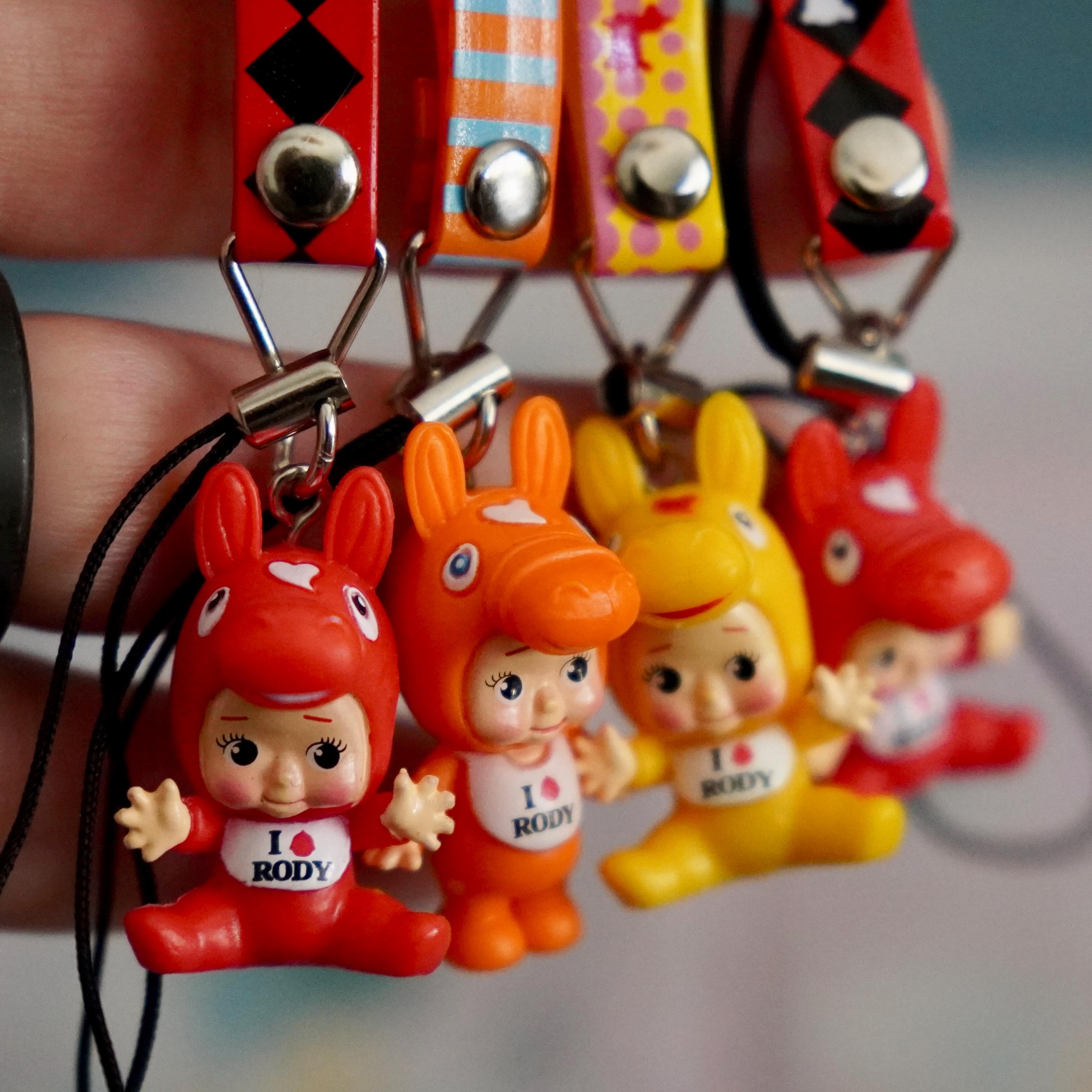 Rare Vintage Japanese Kewpie X Rody Mascot Set (2007 Edition