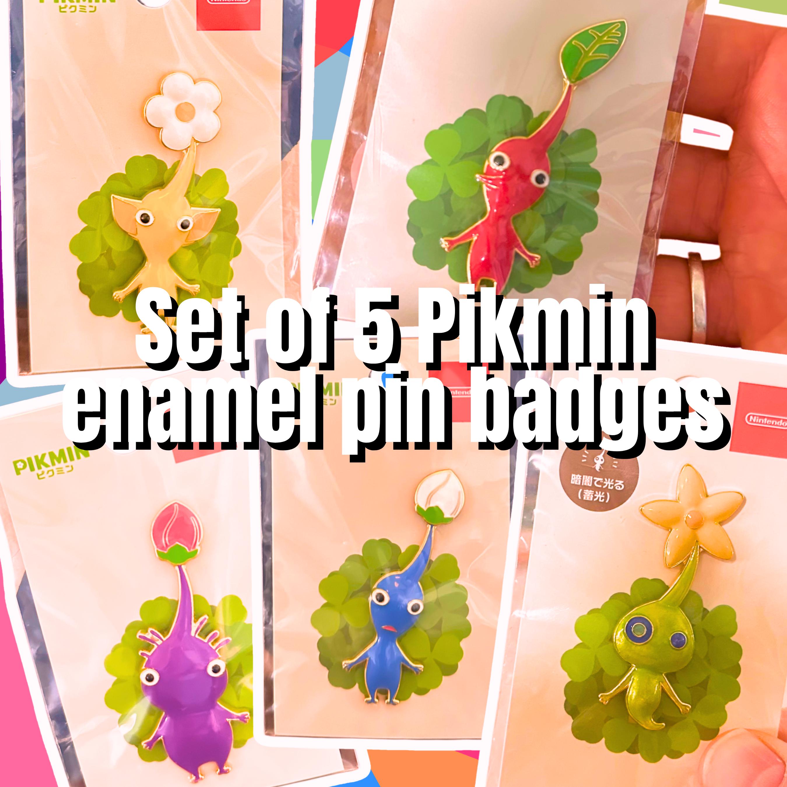 Pikmin Enamel Pin Set – Nintendo Japan Exclusive, Collectible