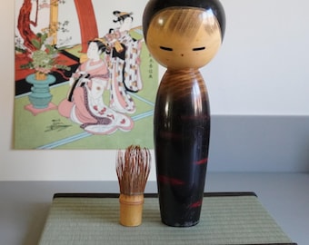 Japanese Vintage Signed XL Kokeshi (30cm) by Masao Watanabe