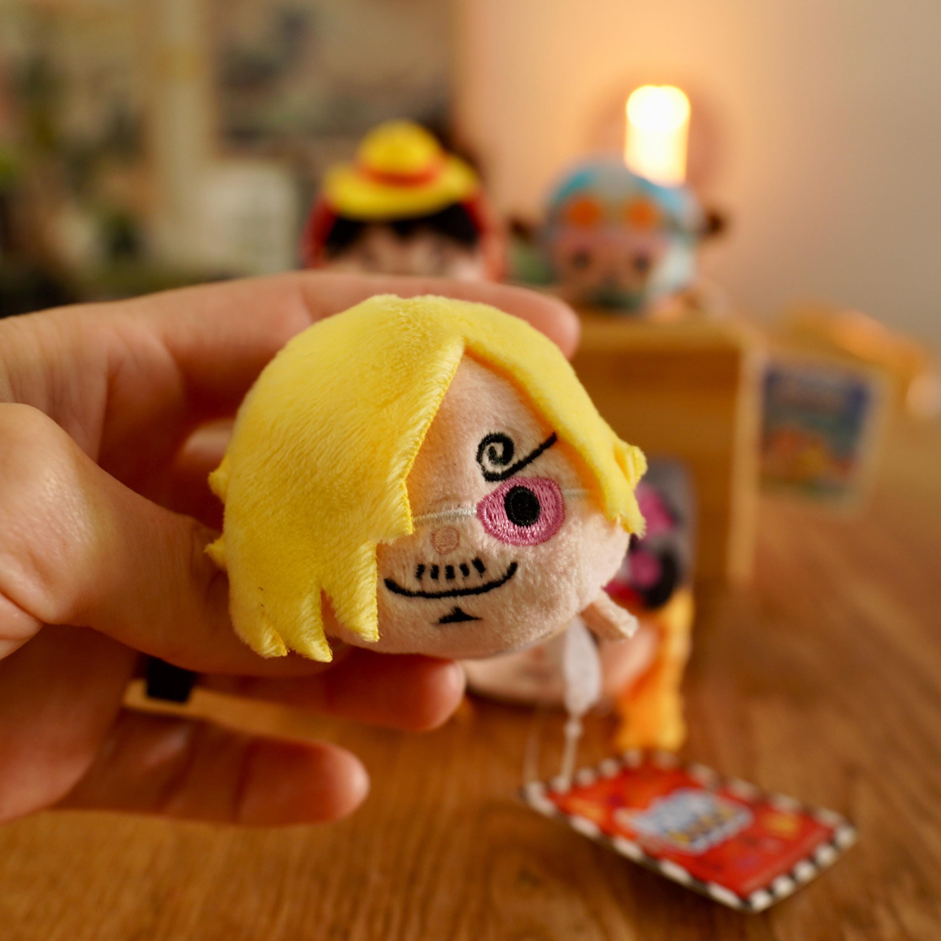 One Piece Mochi Mochi Plushies – Luffy, Sanji, Chopper, Nami **US