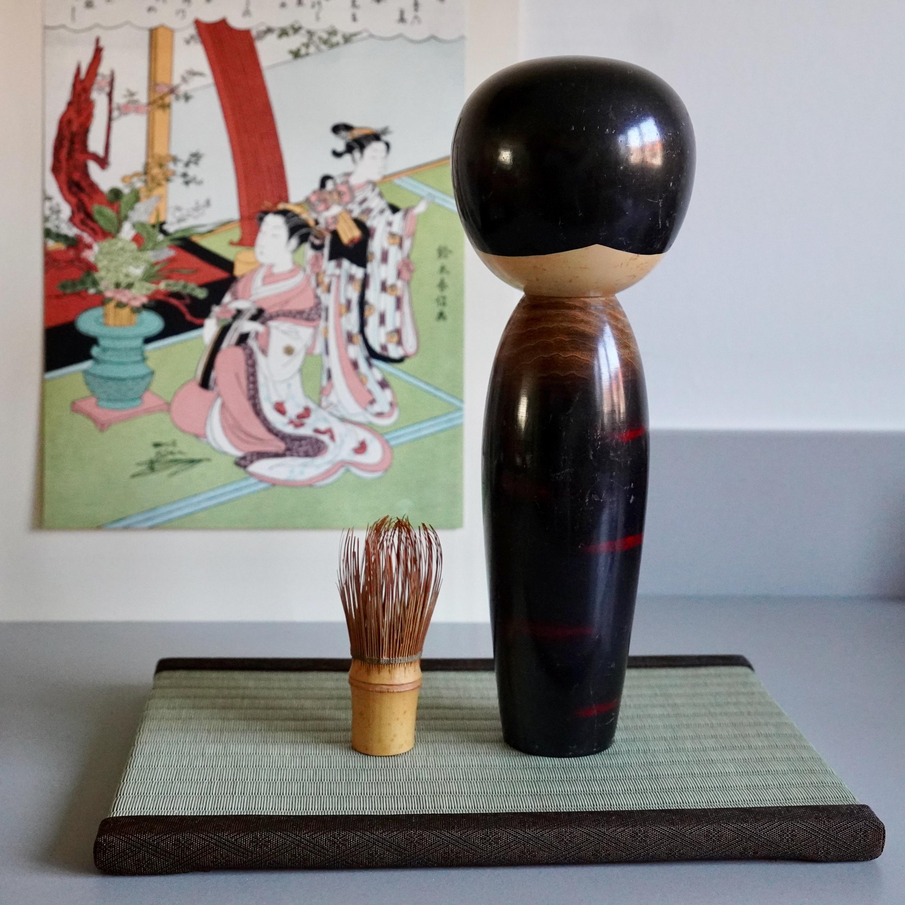 Japanese Vintage Signed XL Kokeshi (30cm) by Masao Watanabe
