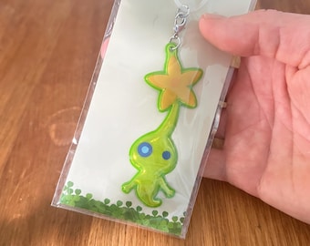 Glow Pikmin-reflectorsleutelhanger - Nintendo Japan - schattige veiligheidsbedel