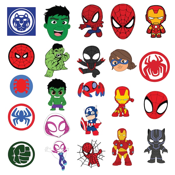 Spidey and his Amazing Friends SVG Bundle, Spidey Birthday, Spidey Clipart, Spidey and his Amazing Friends PNG, Spidey SVG, Spidey Shirt