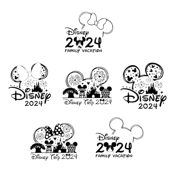 Familienreise 2024 SVG, Maus SVG, Familienurlaub SVG, Familienurlaub 2024 svg, Familienreise svg, Png-Dateien für Cricut Sublimation, Circut