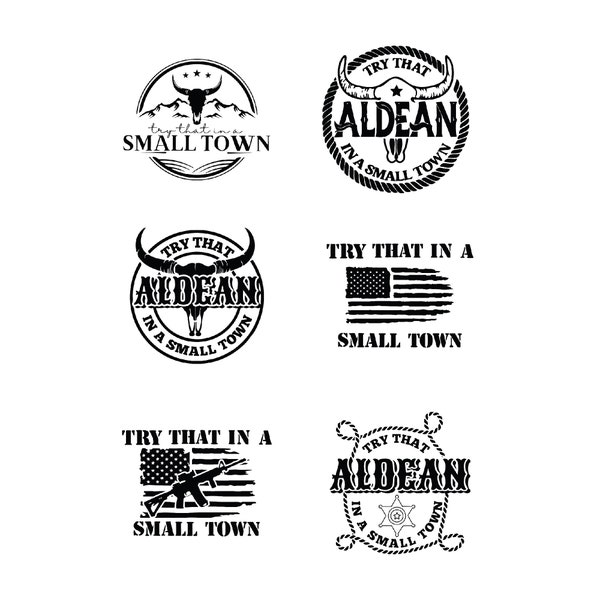 Try That In A Small Town SVG PNG Bundle, Country Music shirt Svg, Jason Aldean SVG, Try That In A Small Town Shirt, Country music shirt