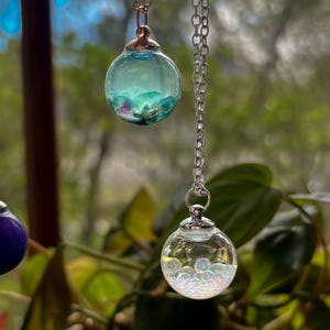 Glass Orb Fidget Necklace