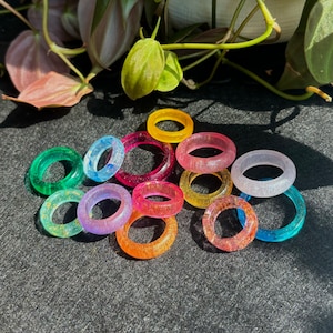 Custom Resin Ring - Etsy