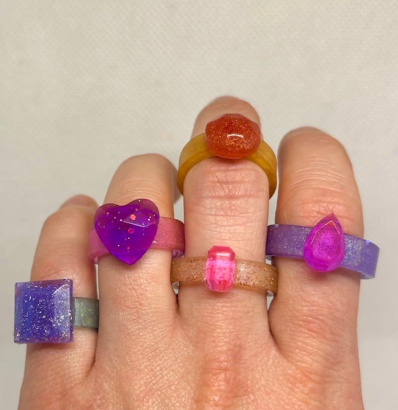 Custom Resin Ring - Etsy