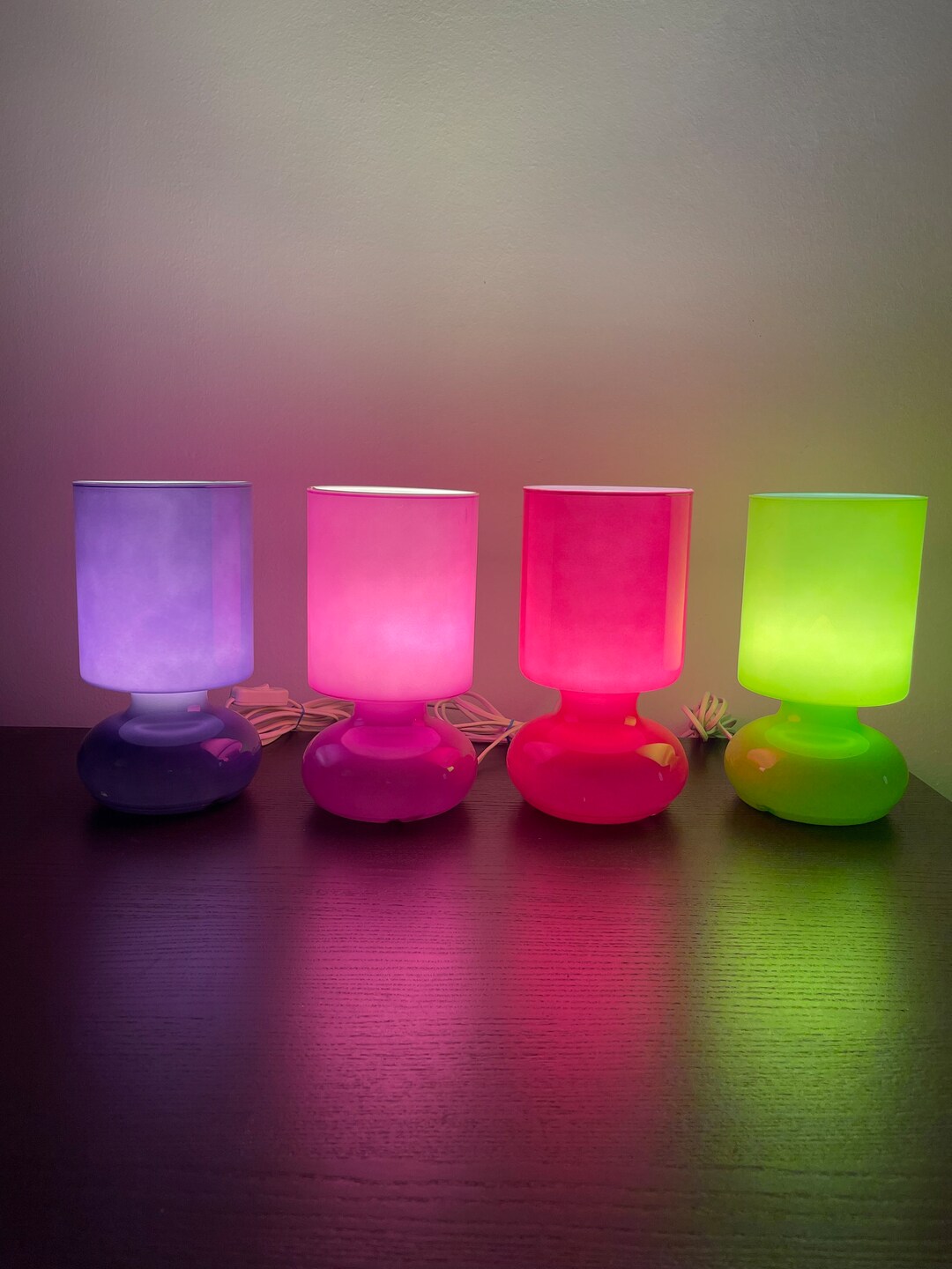 LYKTA Vintage IKEA Table Lamp Handmade Classic Elegance Etsy