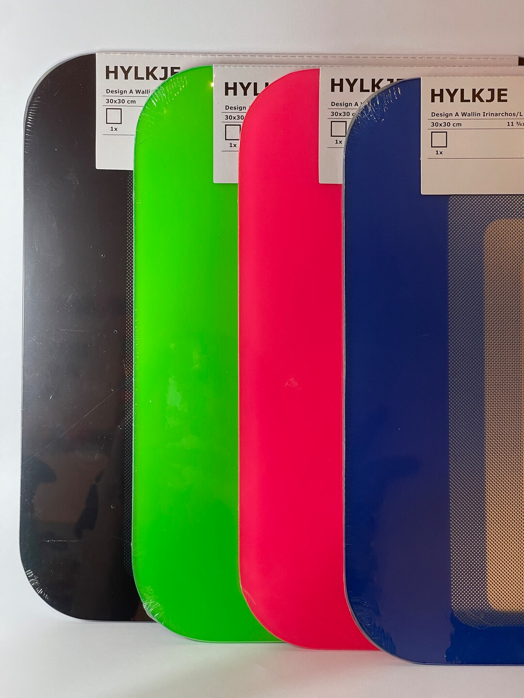 NEW HYLKJE Vintage IKEA Wall Mirror Pink Green Blue Black Etsy