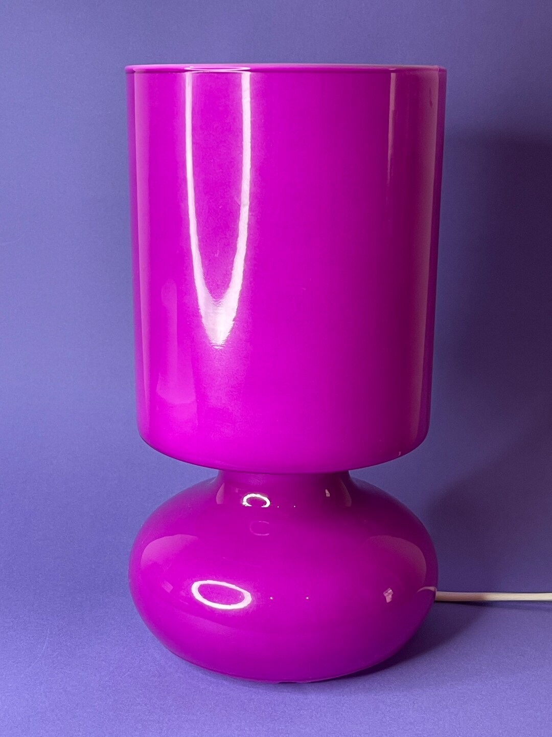 LYKTA Purple Vintage IKEA Table Lamp Handmade Classic Etsy