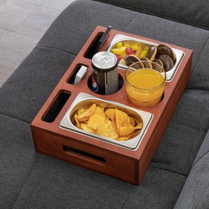 Couch box, Personalized mini couch bar; tv box; sofa butler; couch console; Gift for christmas; couch organizer, sofa organizer