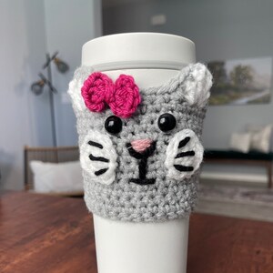 Handmade Panda Coffee Cozy
