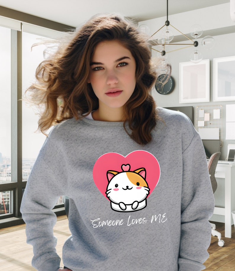 Custom Cute Cat Sweatshirt, Custom Sweatshirt, Custom Cats, Cat Lovers Sweatshirt, Custom Cat