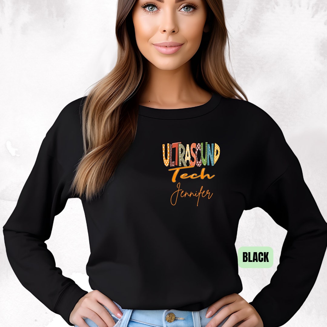 Custom Ultrasound, Long Sleeve Shirt, Radiology Shirts, Radiology Tech