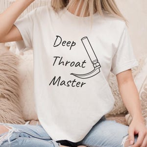 Deep Throat Master, Funny Anesthesia, Anesthesia Shirt, Nurse Anesthetist, Anesthesia t-shirt, Anesthesiologist Assistant, Anesthesia Gift